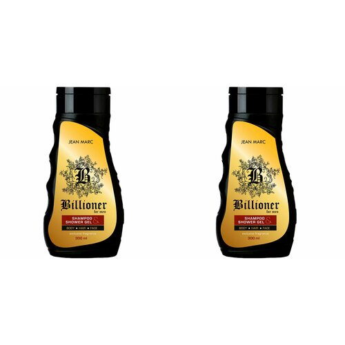 Jean Marc Гель-шампунь для душа Billioner, мужской, 300 мл, 2 шт.