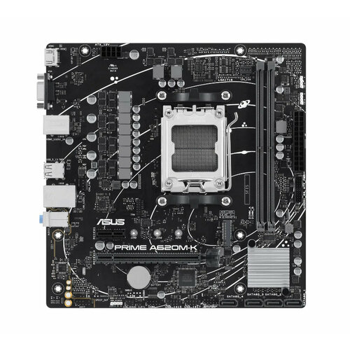 Материнская плата ASUS PRIME A620M-K SocketAM5AMD A620mATX2DDR5M2PCI-E16PCI-EHDMIVGAPC7200 1092100₽