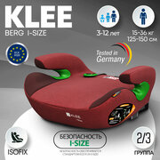 KLEE Berg I-Size бустер с ISOFIX Ruby Red