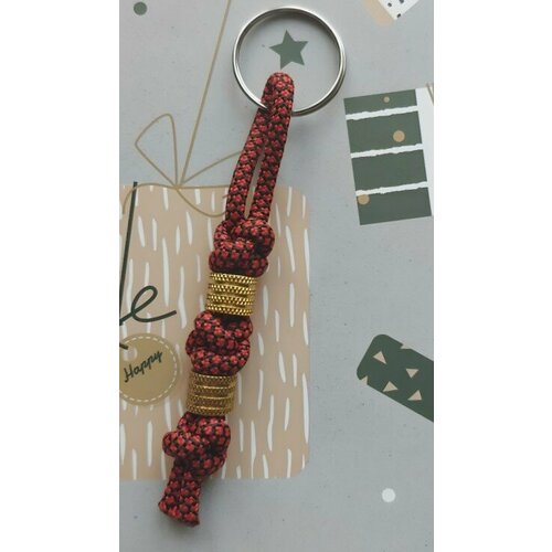 Брелок, красный тактический брелок кольцо карабин для кемпинга паракорд шнур веревка уличный экстренный паракорд канатный карабин брелок кольцо