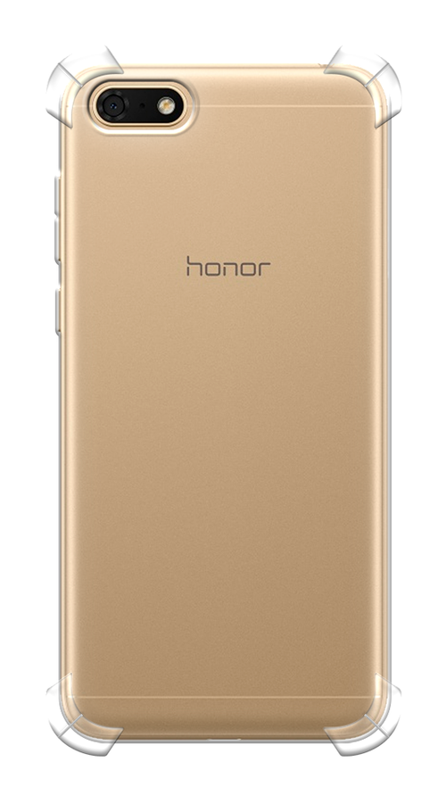 Противоударный силиконовый чехол на Honor 7A / Honor 7S / Хонор 7А / Хонор 7С, прозрачный