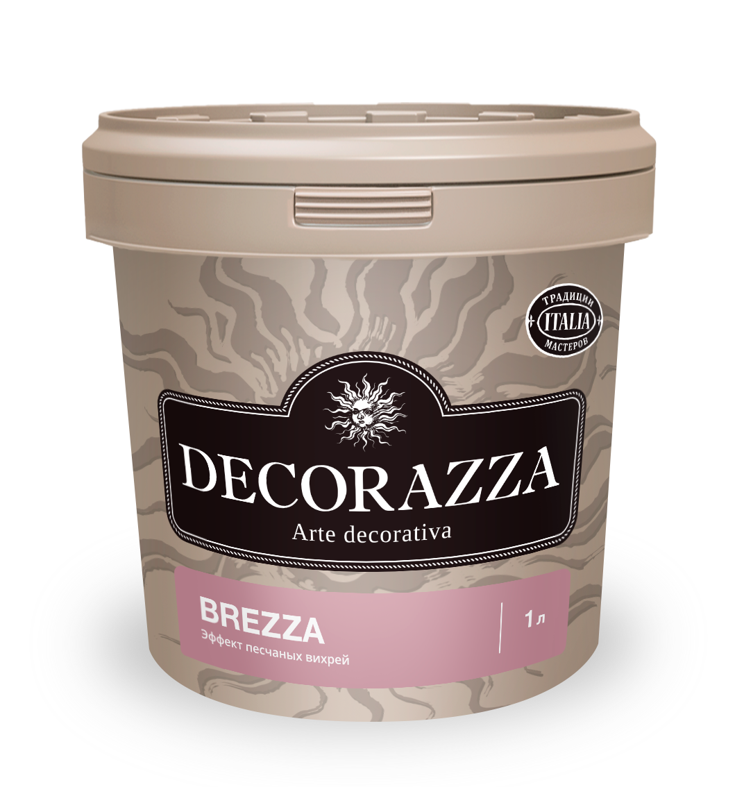 Декоративная штукатурка Decorazza Brezza BR 001, 1 л