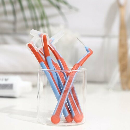 Ершики для брекетов и зубов набор 5 шт 12 - 15 мм цвет - микс 494₽