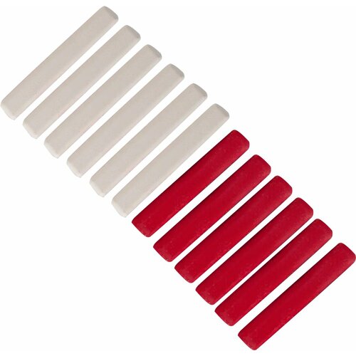 Мелки разметочные Спец, цвет белый/красный, 12 шт. мелки разметочные цвет белый красный 12 шт