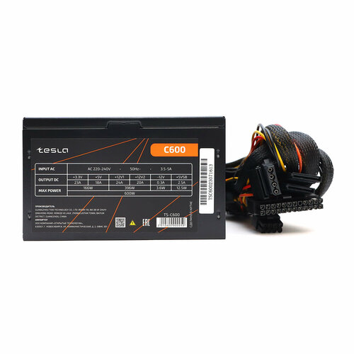 Блок питания 600 Вт ATX TESLA C600 120 мм TS-C600 480000₽