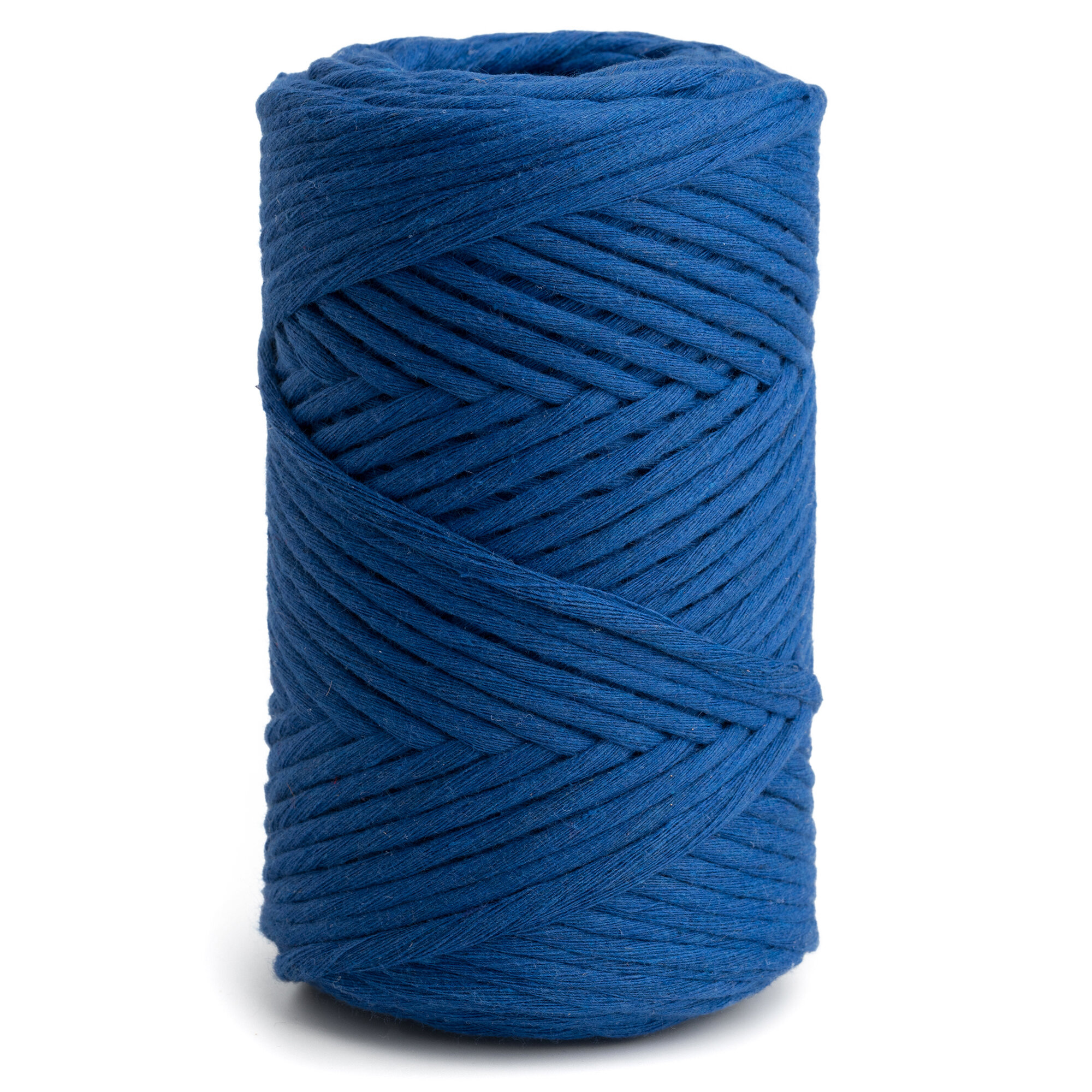 Шпагат хлопковый синий 4 мм 150 м для макраме, вязания, рукоделия