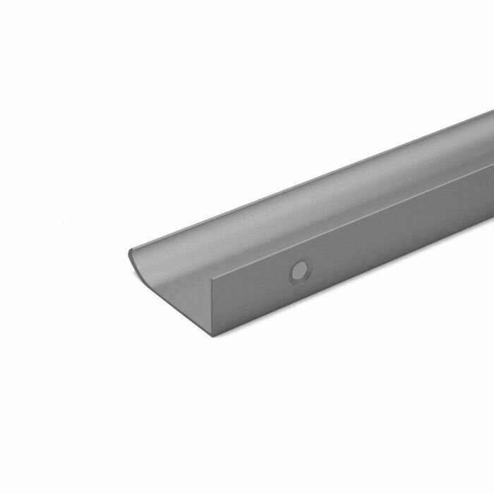 Ручка торцевая CAPPIO, L 250 мм, м/о 192 мм, цвет серый - фотография № 4