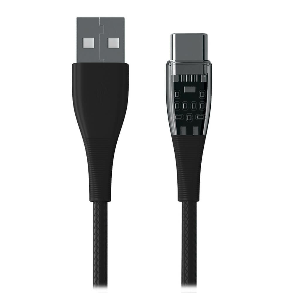 Дата-кабель Red Line USB - Type-C, 2А, черный УТ000028605 - фото №11