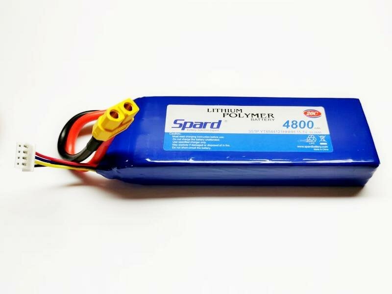 Аккумулятор Spard Li-Po 11.1V 4800mAh 20C, XT60 - YT81302