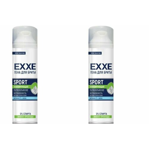 EXXE Пена для бритья Sport Energy Cool Effect,200 мл - 2шт.