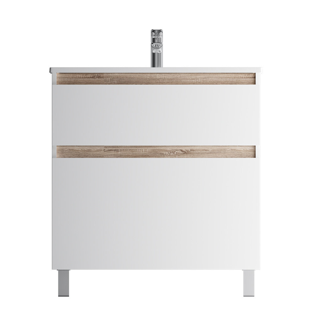 База под раковину 80 AM.PM X-Joy M85AFSX0802WG белый лак