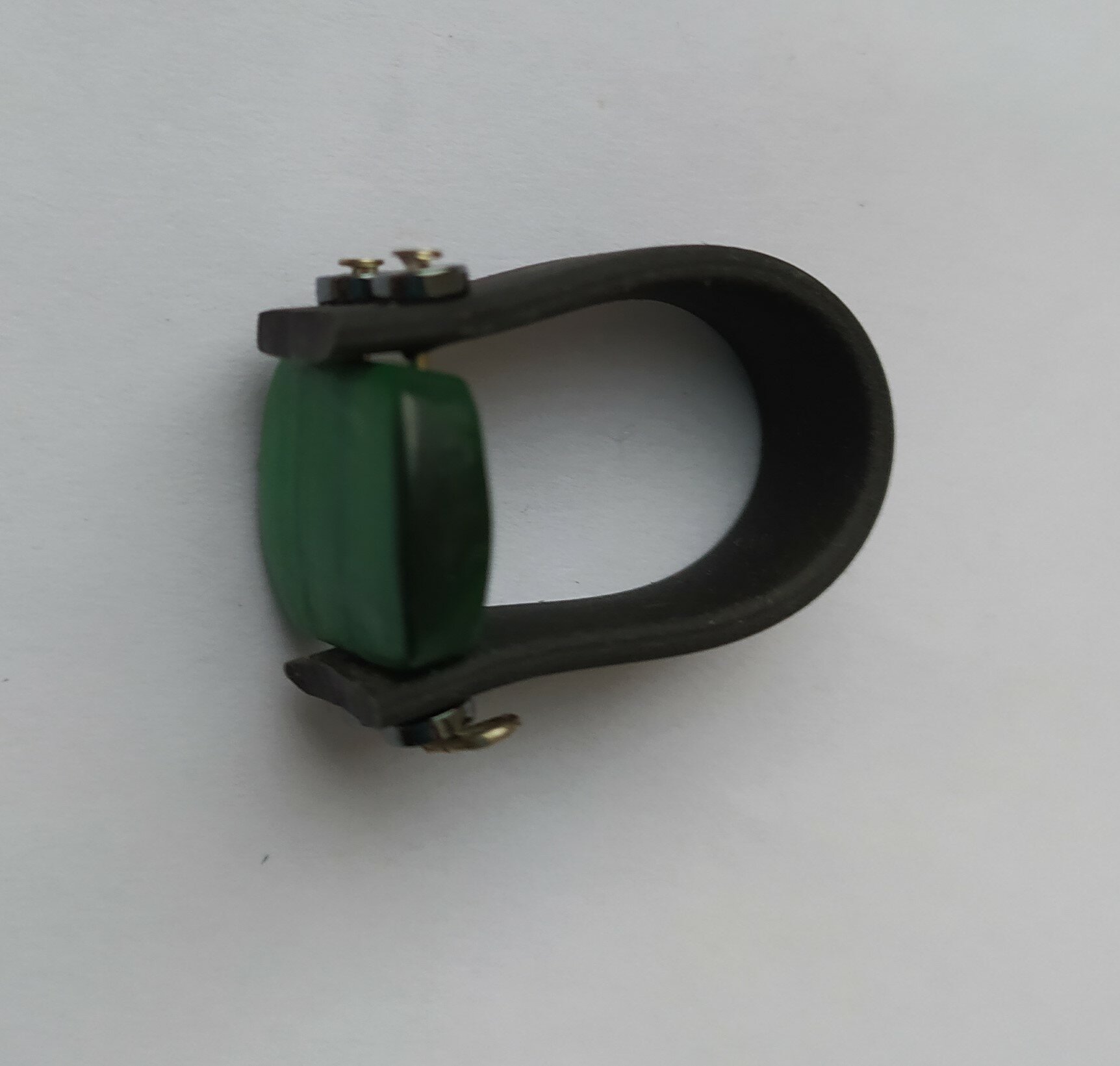 Кольцо, кварц, размер 20.2, зеленый — фото 1