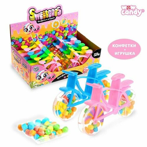 Набор Sweeteees «Велосипед» с конфетами, микс (комплект из 17 шт) набор sweeteees велосипед с конфетами микс