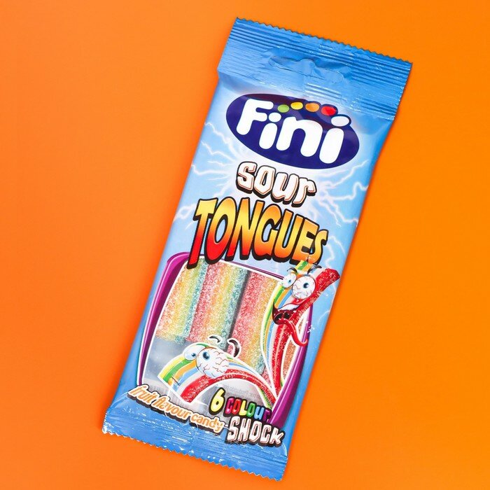 Мармелад Fini жевательный Sour Tongues 90г Fini Golosinas Espana S.L.U. - фото №8