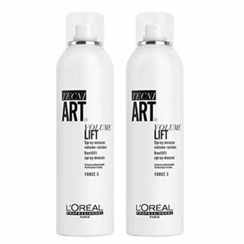 L'oreal Professionnel Набор: Мусс для прикорневого объема волос Volume Lift Spray-Mousse, 250 мл х 2 шт coiffance professionnel мусс volume line mousse coiffante 300 мл