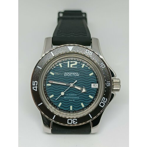 фото Наручные часы восток амфибия 2416/13040а, бирюзовый