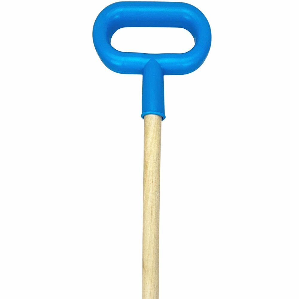 Лопата детская совковая для снега с деревянный ручкой 85 см - фотография № 5