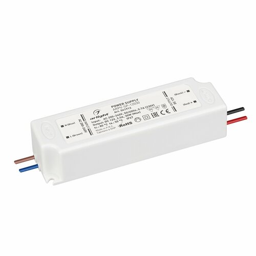 041913 Блок питания ARPV-SP-12030 (12V, 2.5A, 30W) (Arlight, IP67 Пластик, 5 лет)