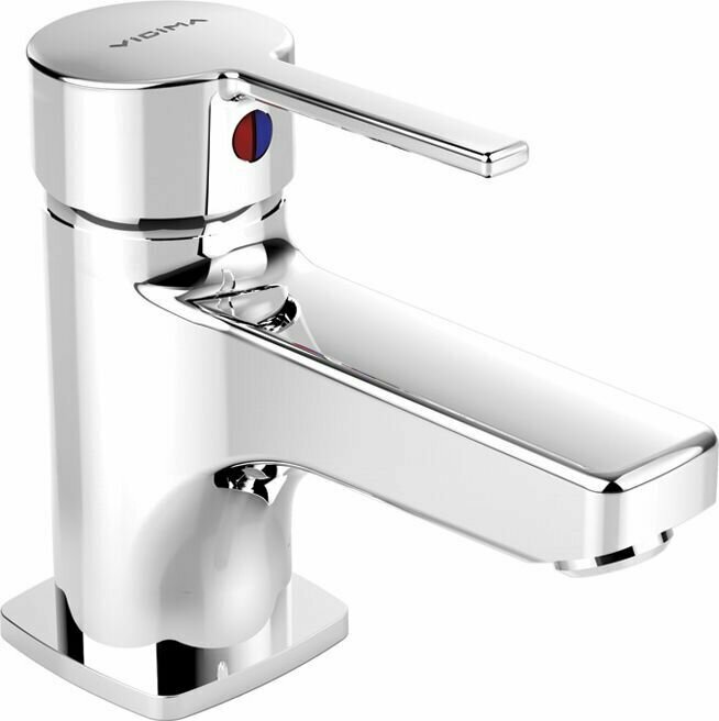 Смеситель для раковины VIDIMA Logik BA275AA, латунь, горизонтальный монтаж, хром, с аэратором