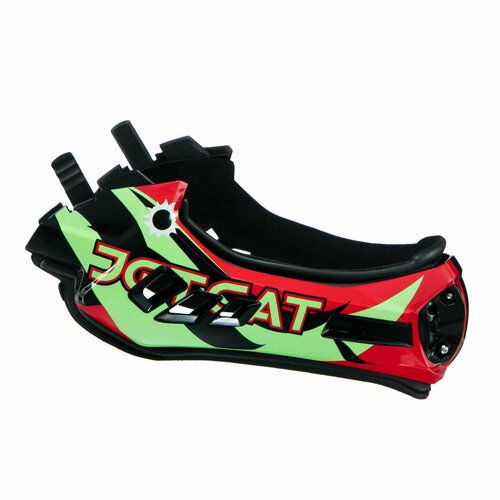 фото Чингарда с вкладкой для шлема - jetcat - raptor se (red/black/green)