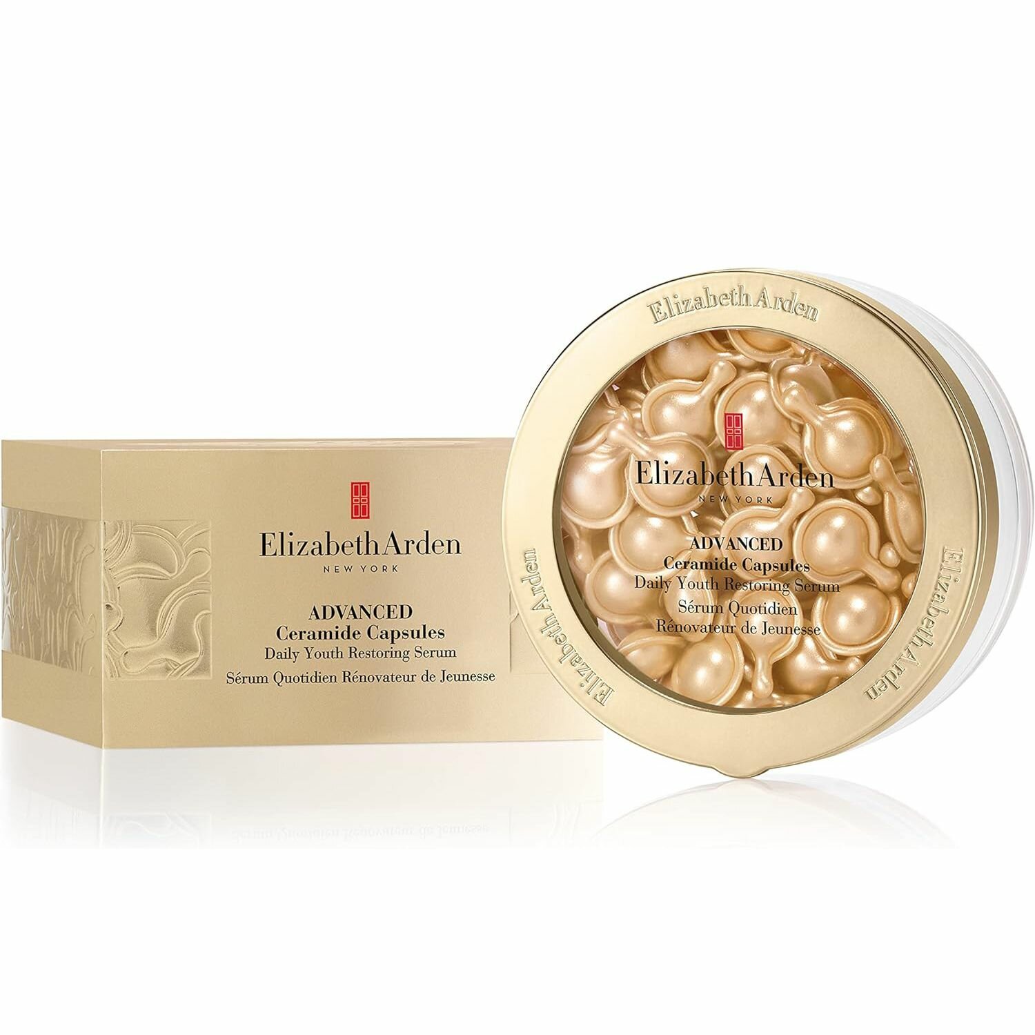 Elizabeth Arden ADVANCED CAPSULES DAILY YOUTH RESTORING SERUM 60pcs: SWIVEL JAR сыворотка для лица