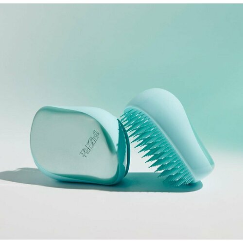 COMPACT STYLER Frosted Teal Chrome компактная расчёска для волос Tangle Teezer