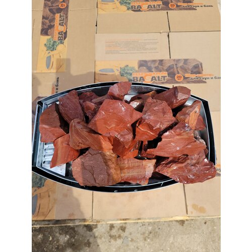 Яшма колотая камни для бани сауны сорт премиум 7-14 см 10 кг кавказский речной шлифованный камни для бани сауны сорт премиум 7 14 см 10 кг
