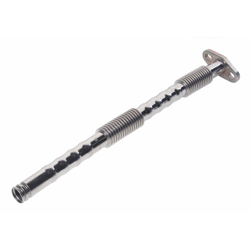 Макспром 000.4859.269.000 Трубка КАМАЗ слива масла турбокомпрессора (нержавеющая сталь) L=400мм металлокомпенсатор