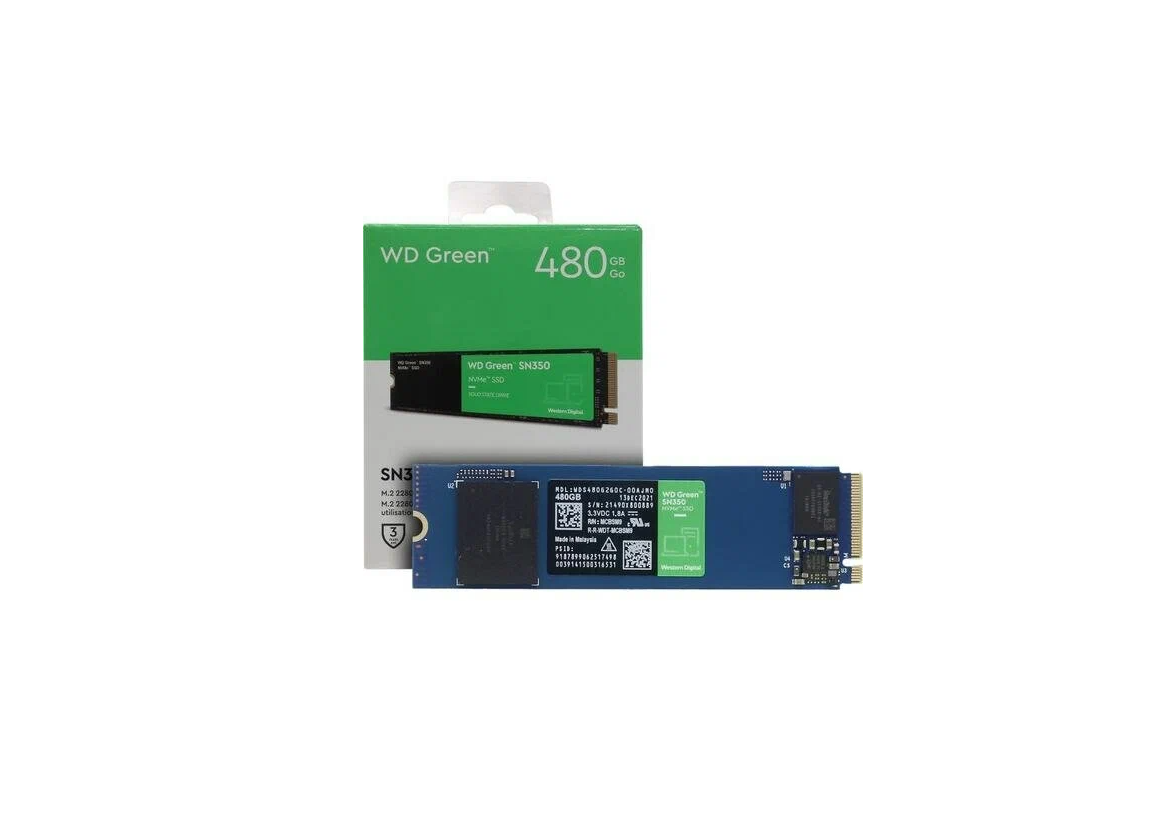 Твердотельный накопитель Western Digital WD Green 480 ГБ M2 WDS480G2G0C