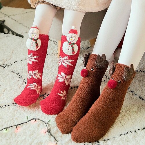 фото Носки , размер 36/41, коричневый praimclo