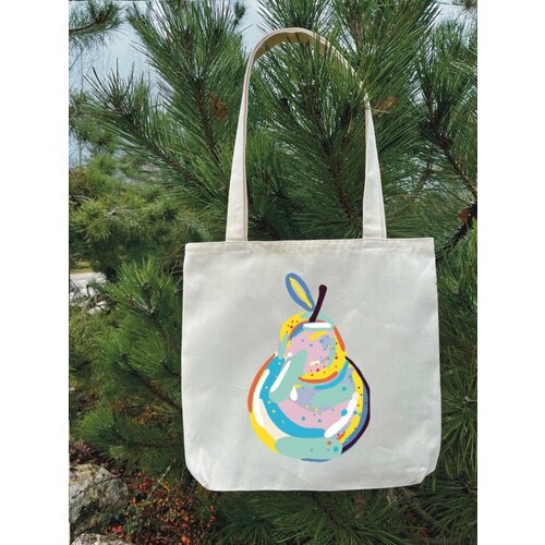 фото Сумка шоппер just4you, фактура матовая, плетеная, желтый, бежевый