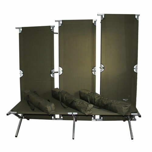 Туристическая раскладушка Брода Плюс 200 Хаки