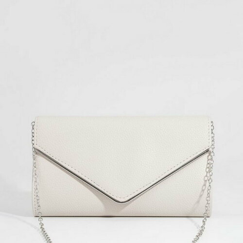 фото Сумка клатч сима-ленд, бежевый сима-лэнд