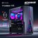 Корпус Prime Box PREDATOR V9 Black + закаленное стекло + RGB подс...