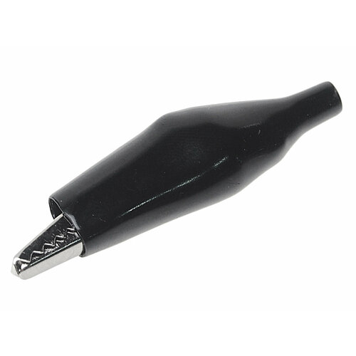 Зажим электрический 50мм 1шт черный вымпел 195₽