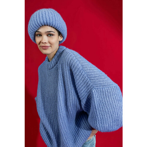 Свитер ZNWR, размер Onesize, голубой свитер znwr размер xl голубой