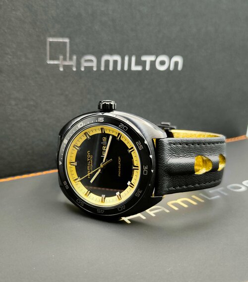 Наручные часы Hamilton American Classic H35425730, черный, золотой