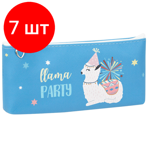 Комплект 7 шт, Пенал, 200*85*23 ArtSpace Lama party, искусственная кожа