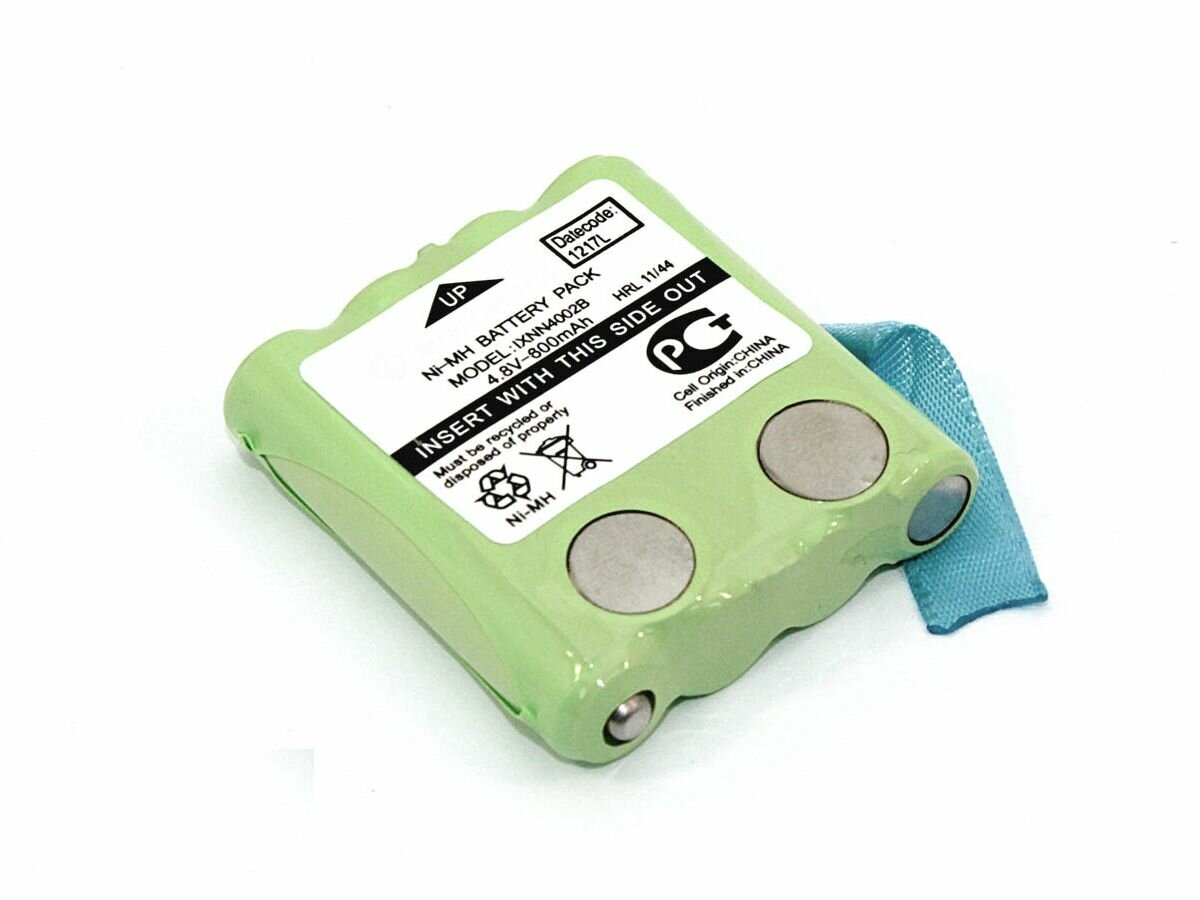 Аккумулятор для Midland G223, G300 (BATT-4R), 800mAh, 4.8V, Ni-MH, код 074981