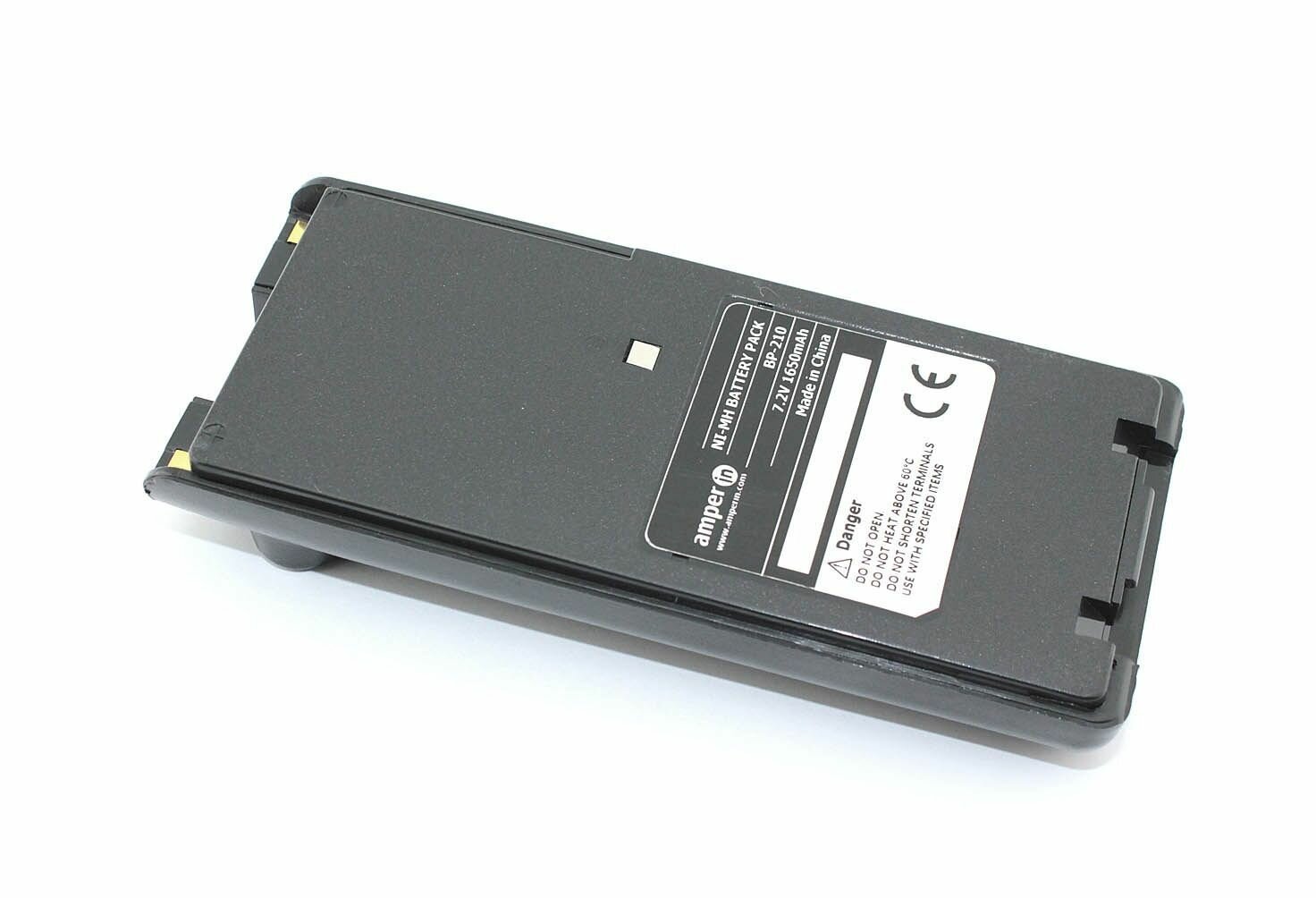 Аккумулятор Amperin для Icom IC-A24, BP-210, BP-222, 1650mah, 7.2V, Ni-Mh, код 094892