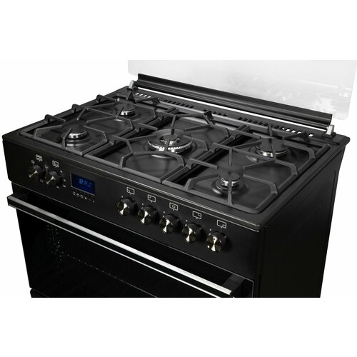 Газовая плита il Monte FO-GE9009 Black Ширина 90 см Электрическая духовка 110 л 6541600₽
