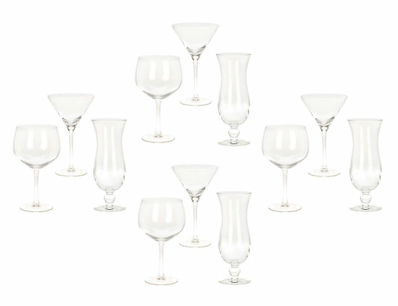 фото Набор бокалов для коктейлей казалинго, стекло, 12 шт, Koopman International CC7001490