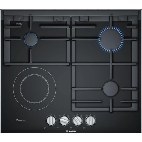 Варочная поверхность комбинированная Bosch PRY6A6B70Q черный 7489300₽