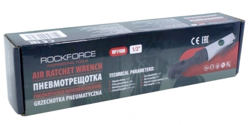 Пневмотрещотка Rockforce RF-RP7408 — фото 4