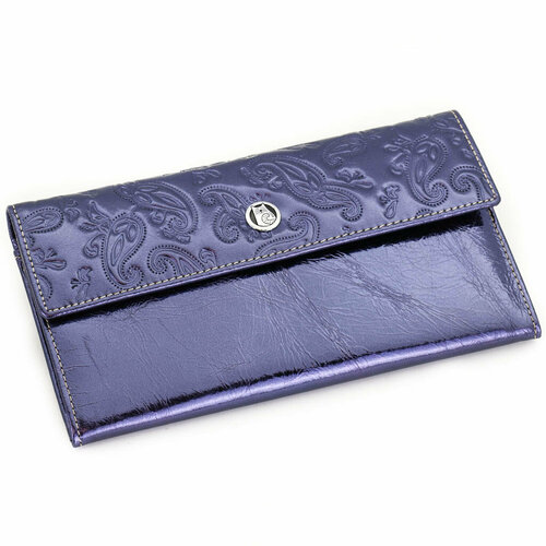 фото Кошелек sergio valentini, фактура тиснение, фиолетовый