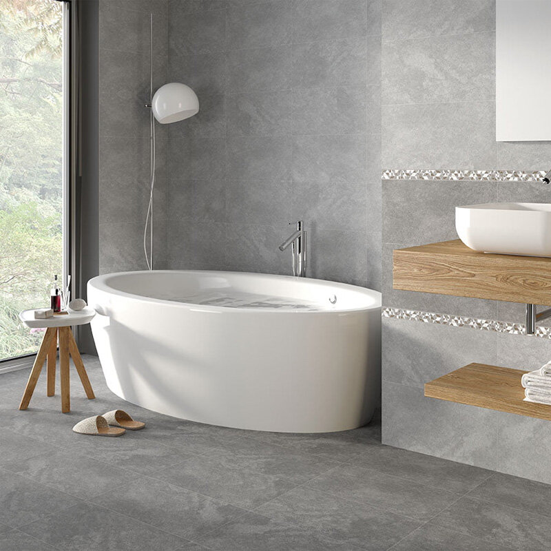 фото CERSANIT Плитка базовая CERSANIT Orion Серый 29,7*59,8 см