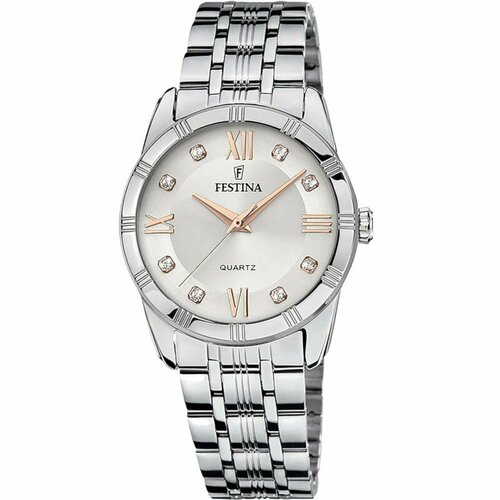 Наручные часы FESTINA, серебряный наручные часы festina серебряный