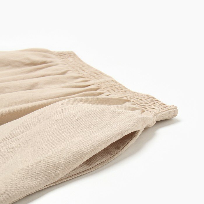 Комплект женский (рубашка, шорты) KAFTAN размер 44-46, бежевый - фотография № 14