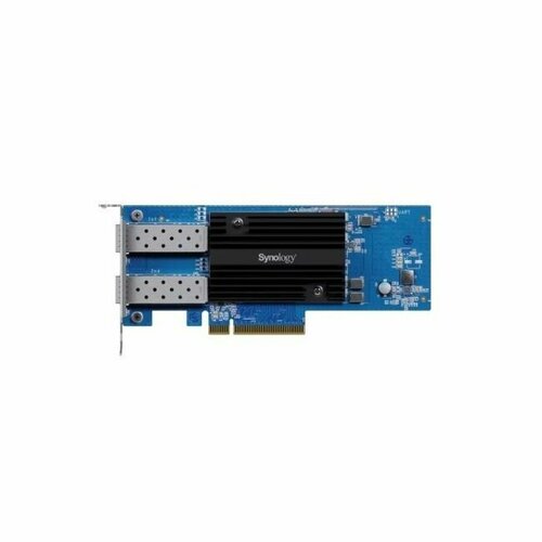 Аксессуар Synology 1025 Gigabit Dual port SFP+ PCIe 3.0 x8 adapter (incl LP and FH bracket) сетевой адаптер lr link lrec9804bf 4sfp intel xl710 pcie x8 10 gigabit quad port sfp ethernet server adapter