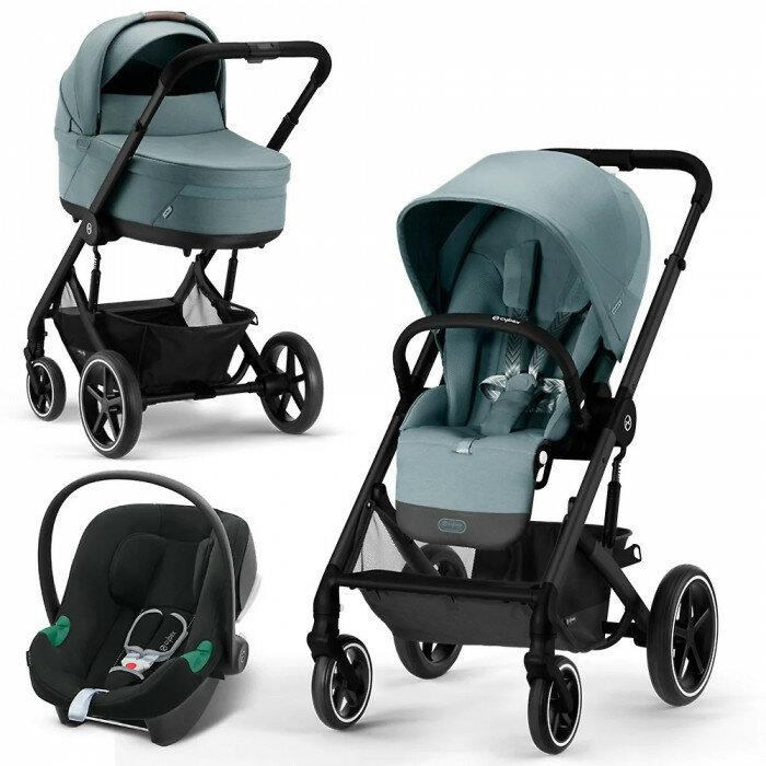 Коляска 3 в 1 Cybex Balios S Lux Sky Blue